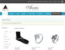 Tablet Screenshot of amansilver.com
